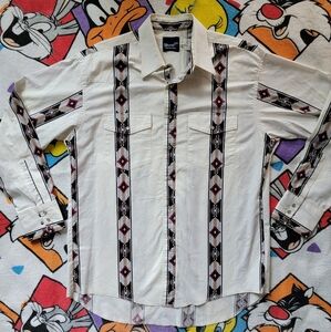 Vintage Wrangler Western Button Down